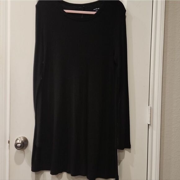 West Loop L/S Ribbed Skater Dress - Picture 3 of 4